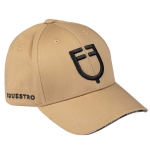Czapka z daszkiem EQUESTRO "Baseball Cap" SS2026 oxford tan-black 24h