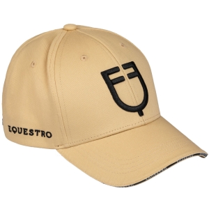 Czapka z daszkiem EQUESTRO "Baseball Cap" SS2026 sunlight-black