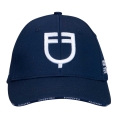 Czapka z daszkiem EQUESTRO "Baseball Cap" SS2026 navy-white