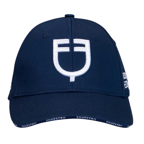 Czapka z daszkiem EQUESTRO "Baseball Cap" SS2026 navy-white