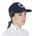 Czapka z daszkiem EQUESTRO "Baseball Cap" SS2026 navy-white