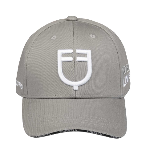 Czapka z daszkiem EQUESTRO "Baseball Cap" SS2026 harbor mist-white