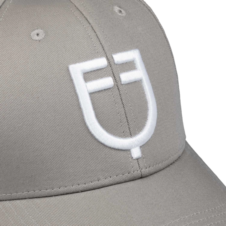 Czapka z daszkiem EQUESTRO "Baseball Cap" SS2026 harbor mist-white