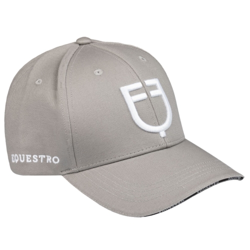 Czapka z daszkiem EQUESTRO "Baseball Cap" SS2026 harbor mist-white