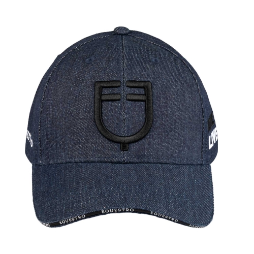Czapka-z-daszkiem-EQUESTRO-Baseball-Cap-SS2026-blue-denim-2.jpg