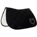Czaprak-EQUESTRO-Rhinestone-Logo-black-black-2