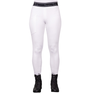 Bryczesy legginsy konkursowe QHP "Eden Competition" white