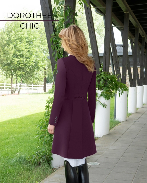 Frak-damski-Fair-Play-Dorothee Chic-jagodowy-4