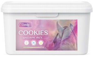 Ciastka BIOFEED "Candy Cookies Unicorn Mix" 1,2 kg 24h