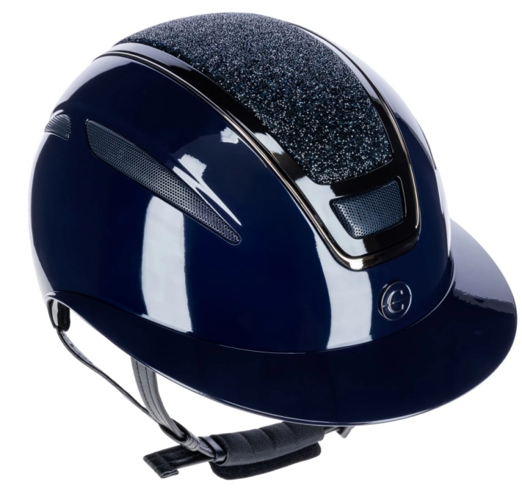 Kask-Covalliero-Elite-Polo-granatowy- lakierowany-2