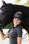 Kask jeździecki Covalliero Elite Polo Rose Gold.jpg
