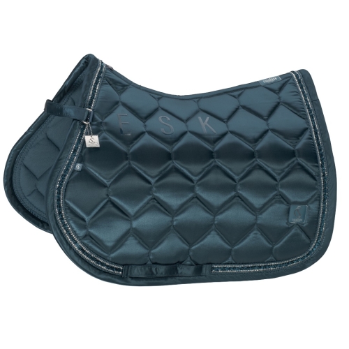 Czaprak-Eskadron-Classic-Sports-Satin-Frills-ocean-01