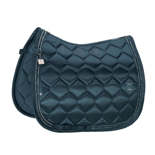 Czaprak-Eskadron-Classic-Sports-Satin-Frills-ocean-02