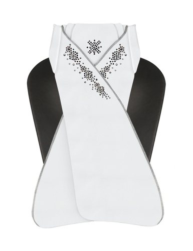 Plastron Fair Play Selene SS2026 czarno-brazowy
