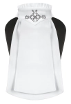 Plastron Fair Play "Nell" SS2026 czarno-brązowy