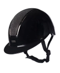 Kask HKM "Lady Shield Brillant" czarny srebrny