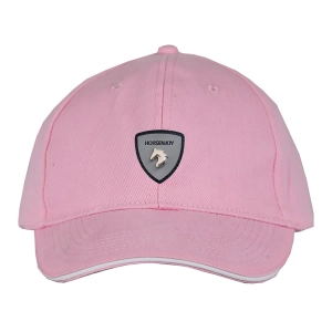 Czapka z daszkiem Horsenjoy "Born to Ride" różowa