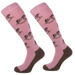 Skarpety COMODO "Rocking Horse Konik na Biegunach" pink 24h