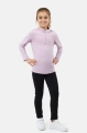 Koszulka techniczna dziecięca Horze "Emmie Young Rider" SS2026 lavender frost