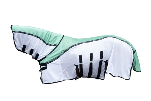 Derka-siatkowa-z-kapturem-HKM-Light-zielony-bialy-01