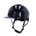Kask QHP Seattle Polo Visor granatowy
