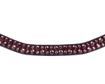 Naczółek PresTeq "StarGlow" black-burgundy