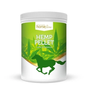 Preparat na wyciszenie i odprężenie HorseLinePRO "CBD Hepm Pellet"  1,5kg