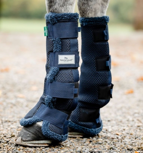 Ochraniacze-stajenne-HORSEWARE-Show-Ready-Wraps-navy