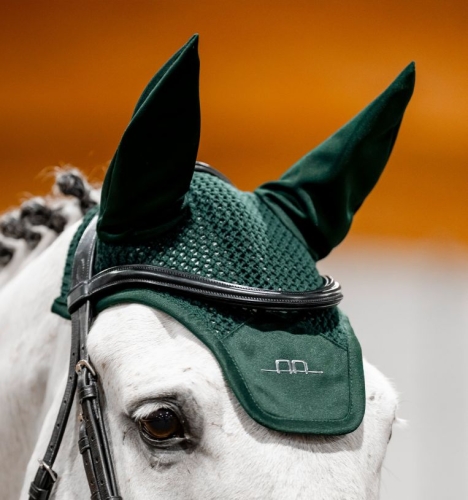 Nauszniki-HORSEWARE-Alessandro-Albanese-hunter green