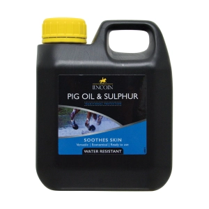 Olej w sprayu z siarką do sierści i na grudę LINCOLN "Pig Oil & Sulphur" 4 litry 24h