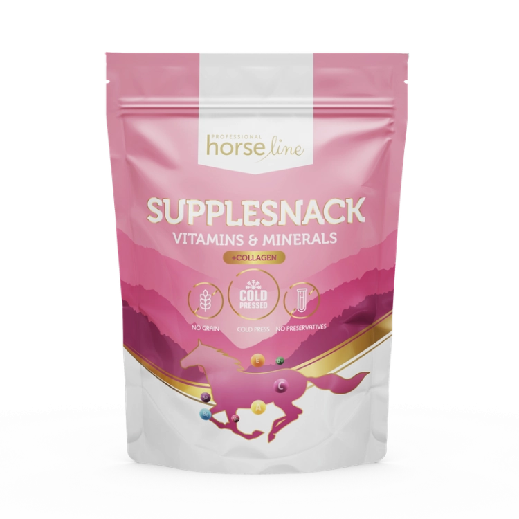 Dodatek mineralno-witaminowy z kolagenem HorseLinePRO SuppleSnack Vitamins Minerals +Collagen 15kg