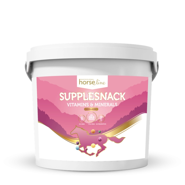 Dodatek mineralno-witaminowy z kolagenem HorseLinePRO SuppleSnack Vitamins Minerals +Collagen 4kg