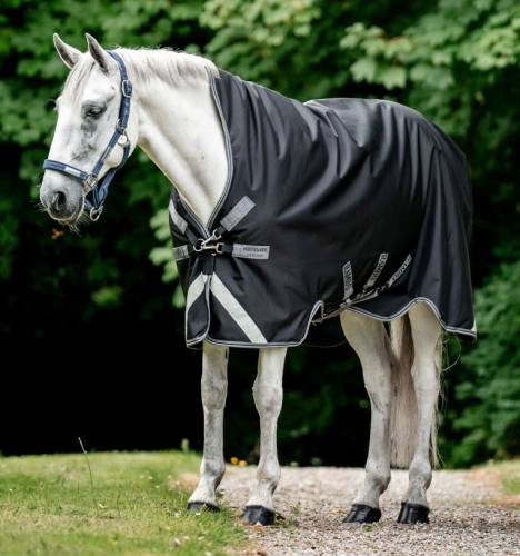 Derka padokowa HORSEWARE RAMBO Wug 1680D 400g black-thunderstorm grey