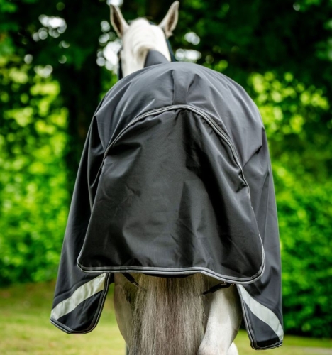 Derka padokowa HORSEWARE RAMBO Wug 1680D 400g black-thunderstorm grey