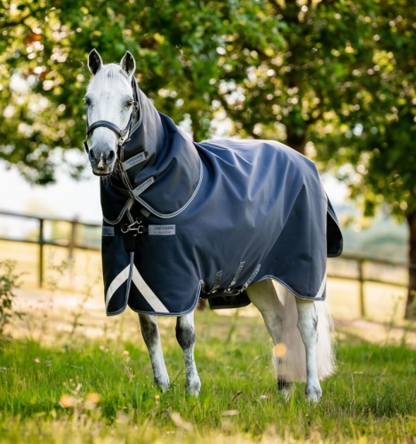 Derka-padokowa-z-kapturem-HORSEWARE-RAMBO-Supreme-Light-1680D-0g-navy-thunderstorm-grey-01