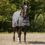 Derka siatkowa QHP Fly rug zebra