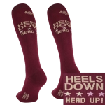 Skarpety COMODO "Heels Down Head Up" bordowe 24h