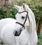 Oglowie-dla-kuca-HORSEWARE-Pony-Cavesson-brazowe