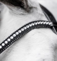 Oglowie-HORSEWARE-Diamante-Flash-black-silver