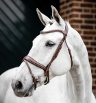 Ogłowie-HORSEWARE-Dressage-Flash-brazowe-04