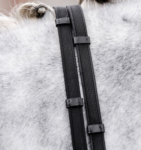 Wodze-gumowane-HORSEWARE-Rubber-Grip-Continental-czarne