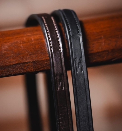 Wodze munsztukowe HORSEWARE Curb brązowe
