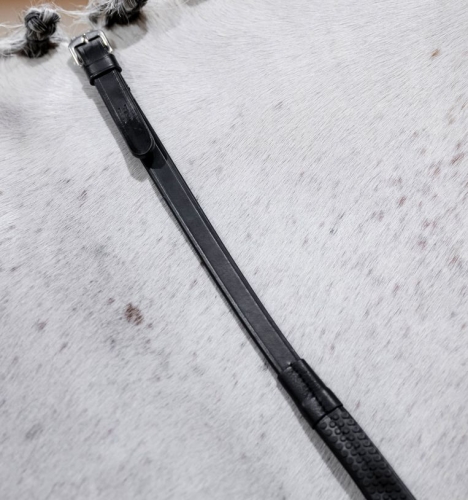 Wodze gumowe HORSEWARE Rubber Grip czarne