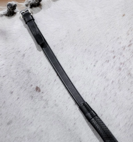 Wodze gumowe HORSEWARE Rubber Grip czarne