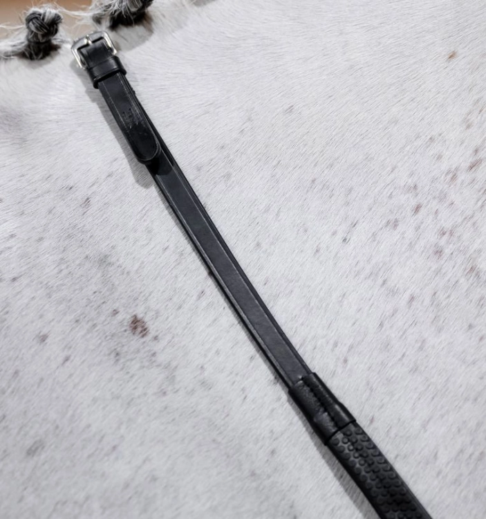 Wodze gumowe HORSEWARE Rubber Grip czarne