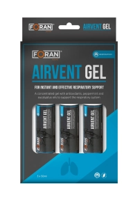 Pasta na oddychanie FORAN "AIRvent Gel" 3 x 50 ml