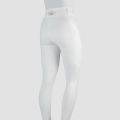 Bryczesy legginsy dziecięce Horka Momentum Junior białe-rose gold
