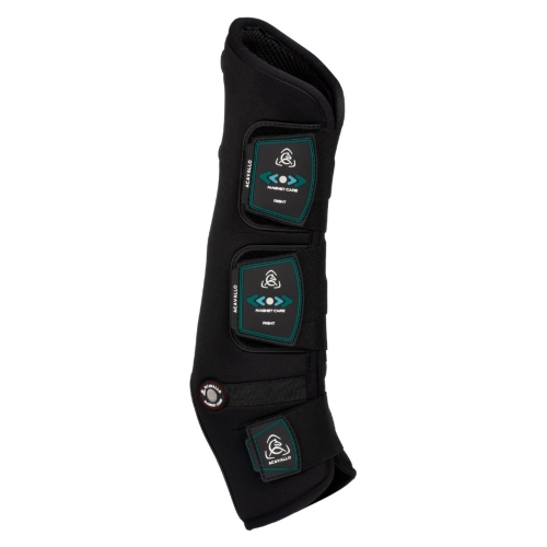 Ochraniacze magnetyczne tylne ACAVALLO Magnet Care black-red