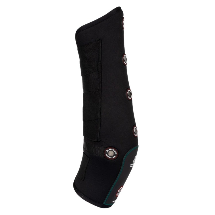 Ochraniacze magnetyczne tylne ACAVALLO Magnet Care black-red