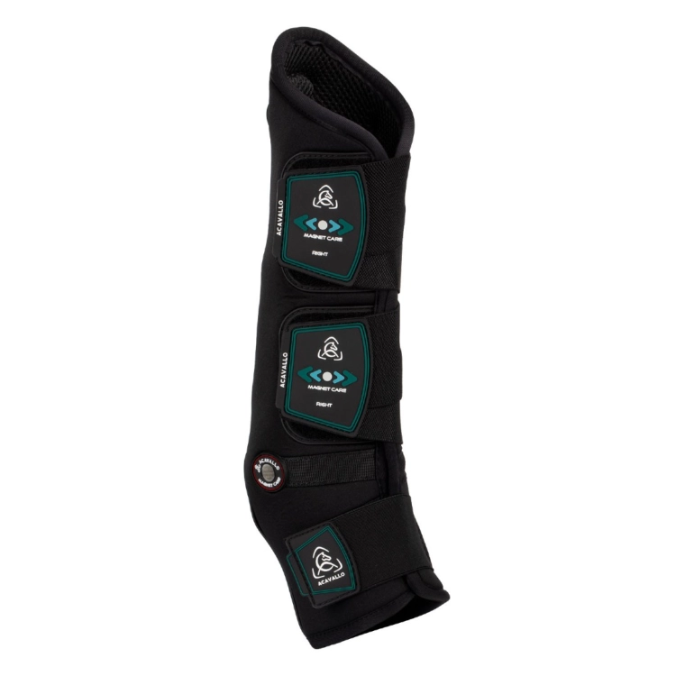 Ochraniacze-magnetyczne-przednie-ACAVALLO-Magnet-Care-black-red-02